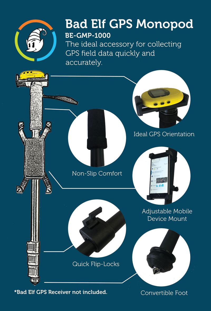 Load image into Gallery viewer, Bad Elf GPS Pole Mount Kit