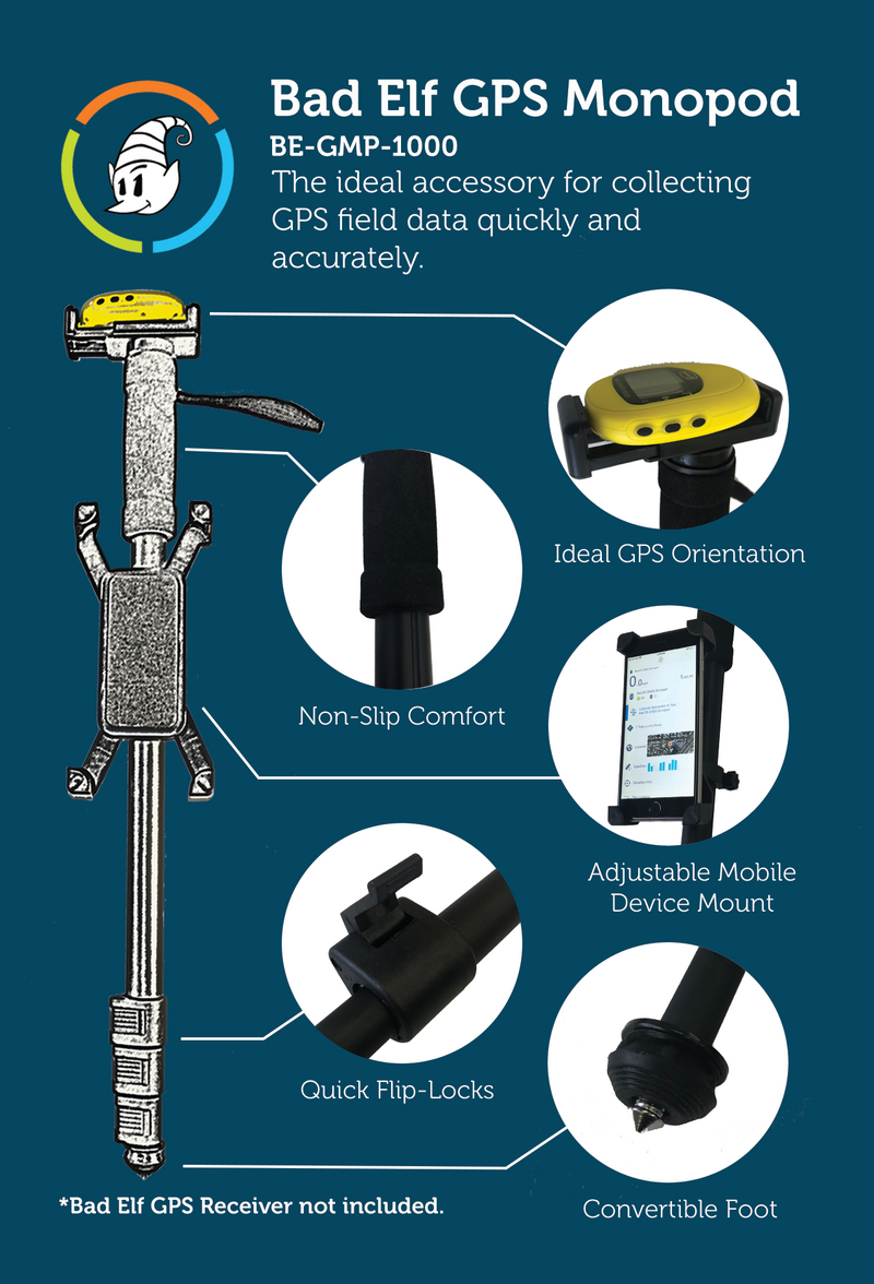 Load image into Gallery viewer, Bad Elf GPS Pole Mount Kit
