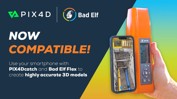 PIX4Dcatch now compatible with Bad Elf Flex