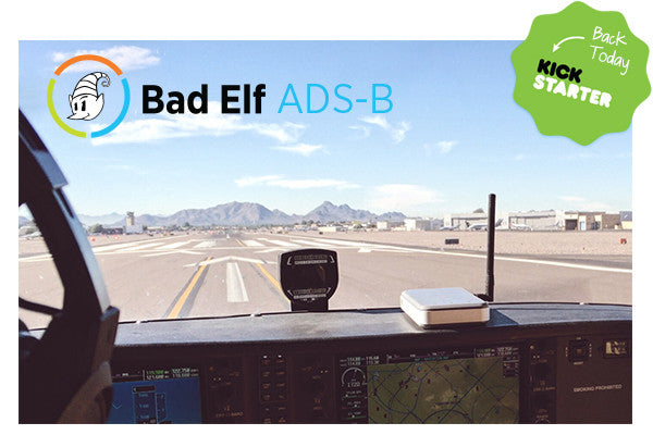 Introducing the Bad Elf ADS-B Receiver. Finally, Affordable Weather & Traffic.